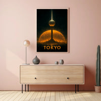 Futuristic Tokyo Poster