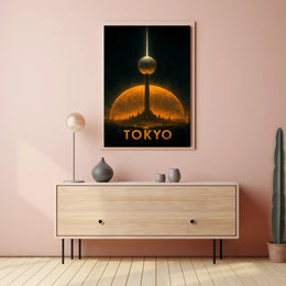 Futuristic Tokyo Poster