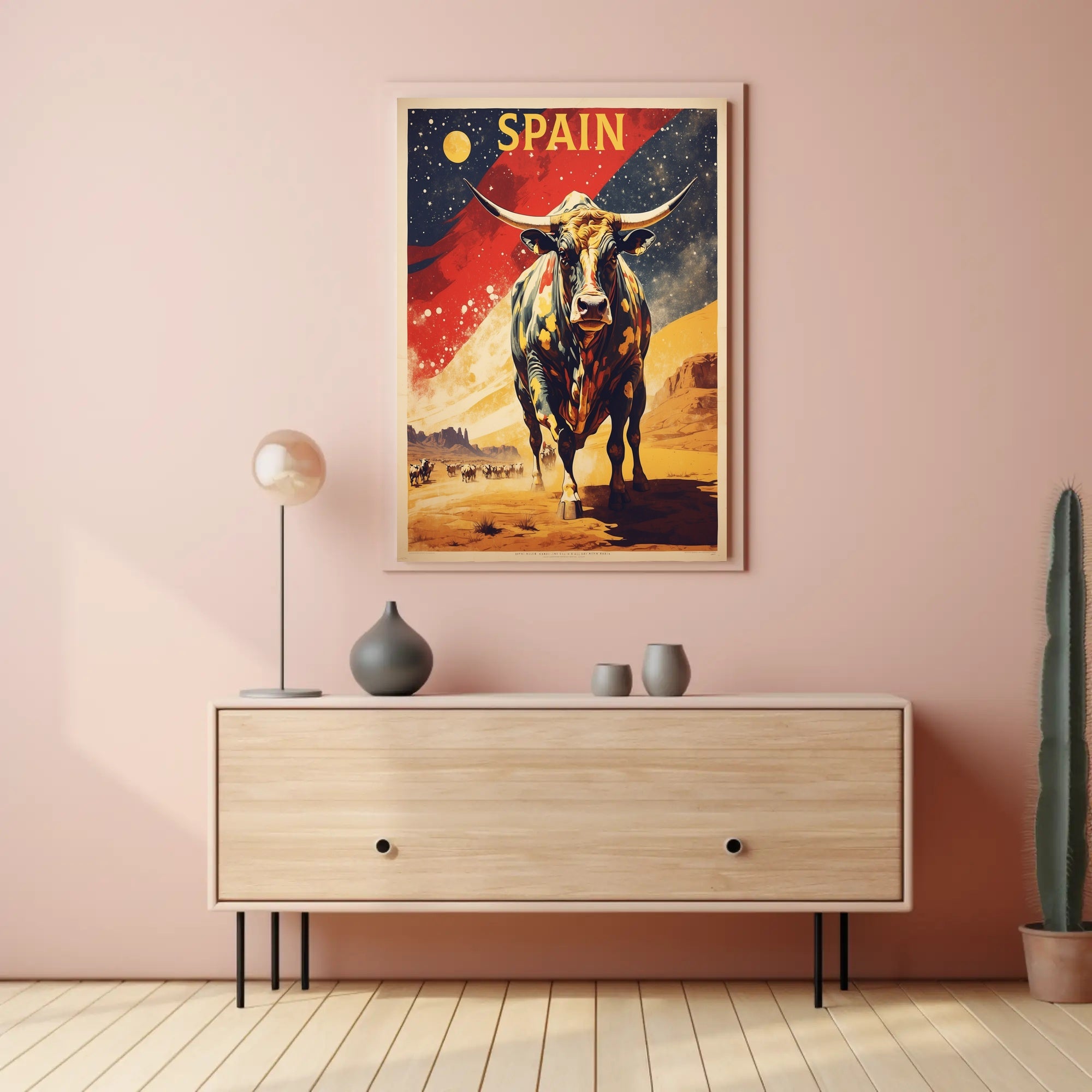 Bull of Strength and Tradition: Cultural or Heritage Poster