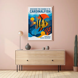 Discover the Charm of the Cardinalfish Poster PosterGoat