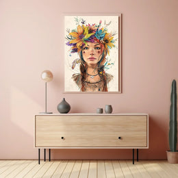 Abstract Nature-Inspired Art Poster