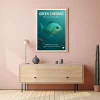 Green Chromis The Jewel Of The Reef Poster