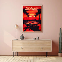 Vintage in Los Angeles Poster