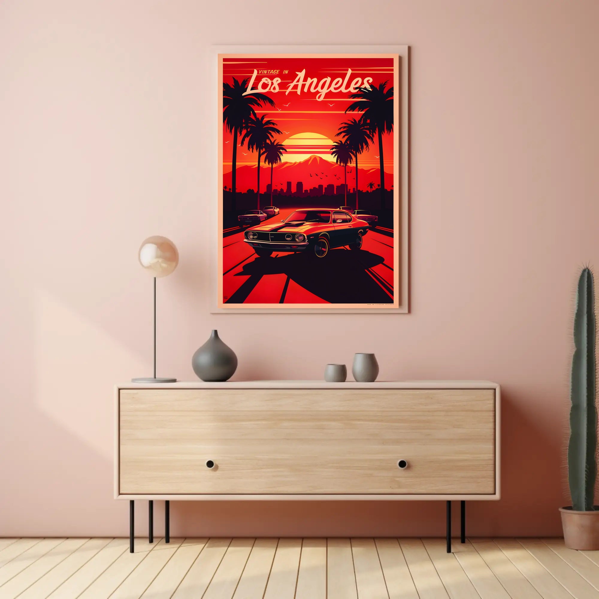 Vintage in Los Angeles Poster