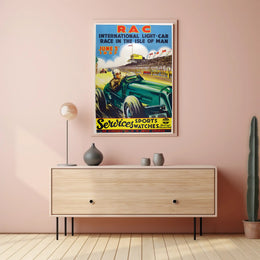 International Light-Car Race in the Isle of Man Poster