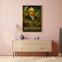 James Buchanan 15Th President Poster