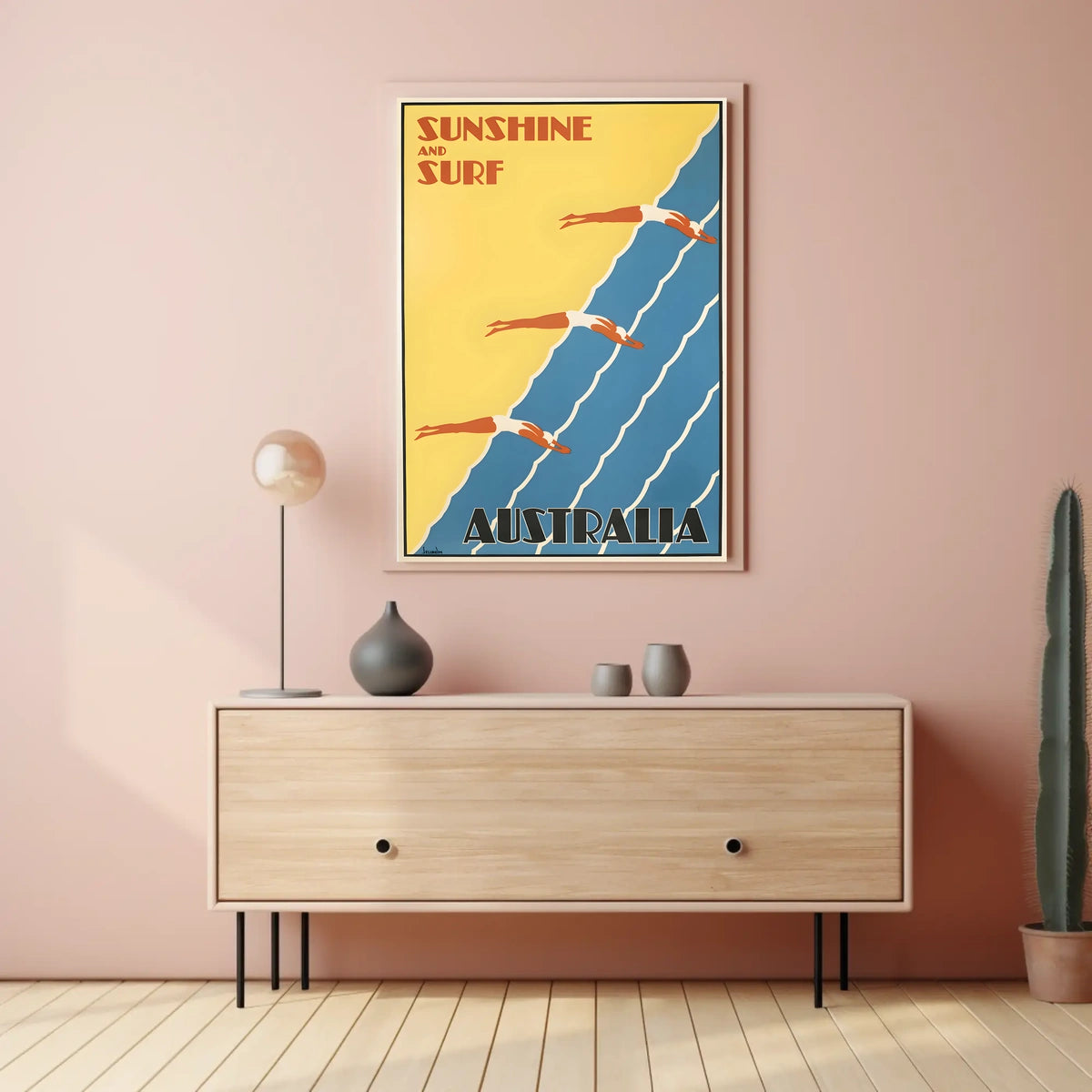 Sunshine And Surf Australia Poster