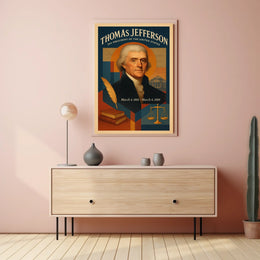 Thomas Jefferson A Legacy of Leadership Poster