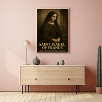 Saint Isabel Of France Poster