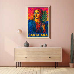 Santa Ana Saint Poster