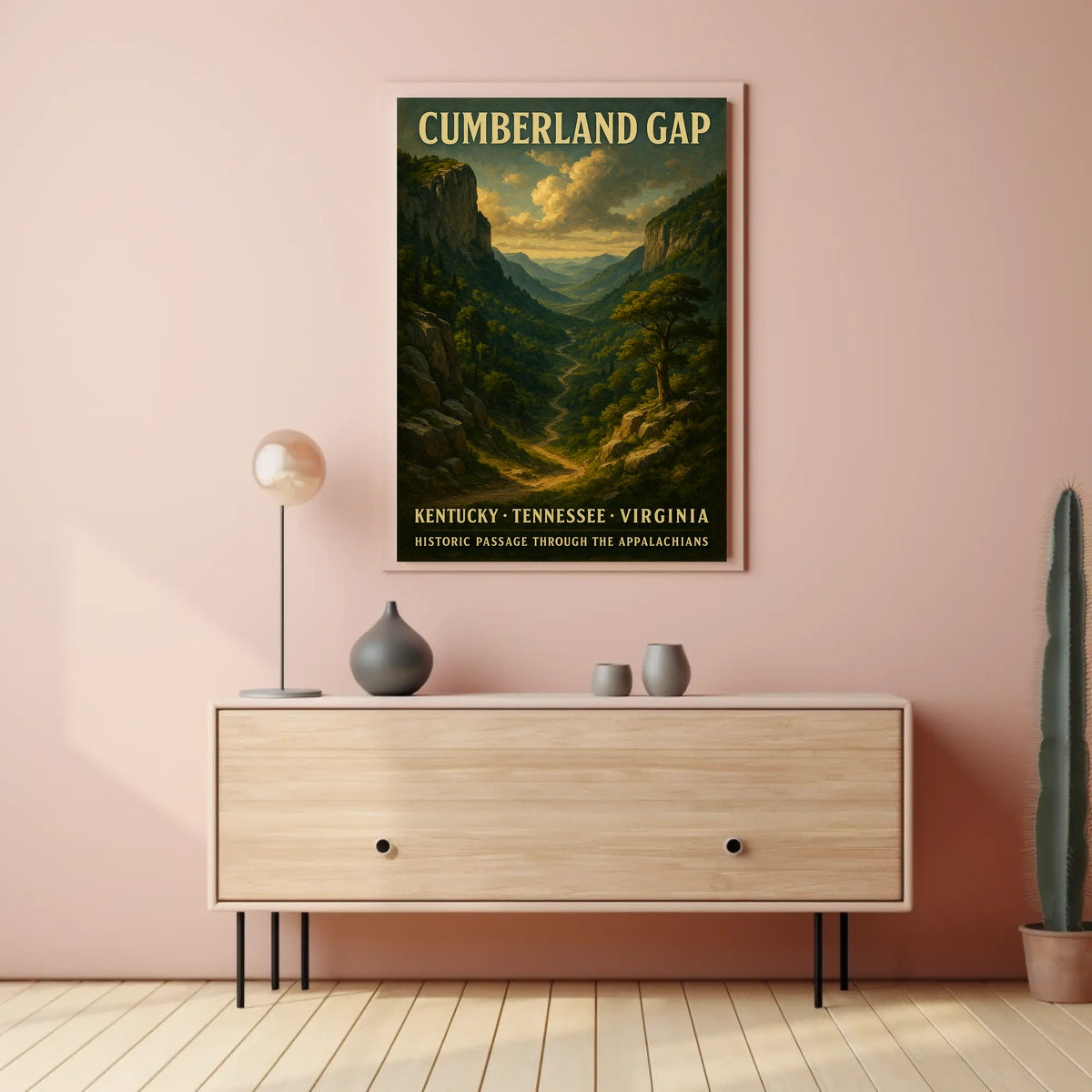 Cumberland Gap Historic Passage Poster