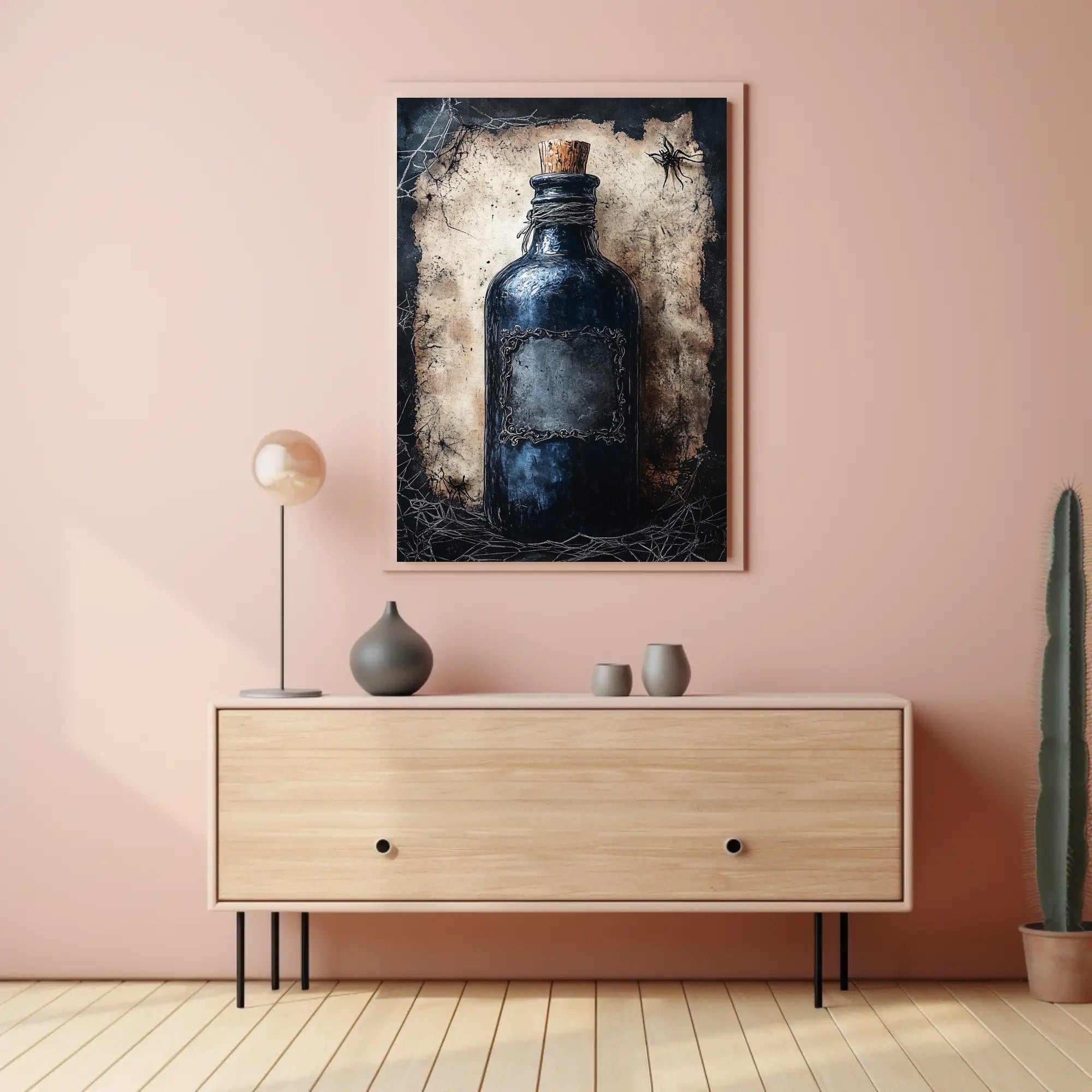 Mysterious Potion Bottle Poster