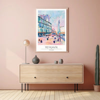 Vibrant Reykjavik Poster PosterGoat