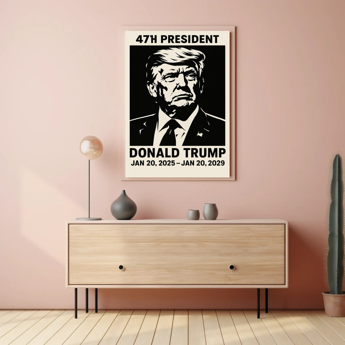 Donald Trump 47th President Poster