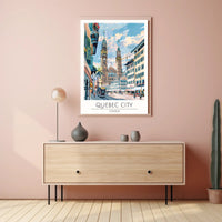 Quebec City Charm Poster PosterGoat