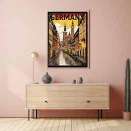 Germany Scenic Street View Poster