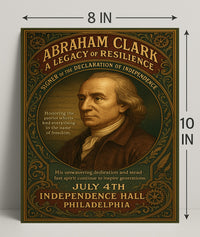 Revolutionary Patriot at Independence Hall Historical or Presidential Poster