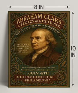 Revolutionary Patriot at Independence Hall Historical or Presidential Poster