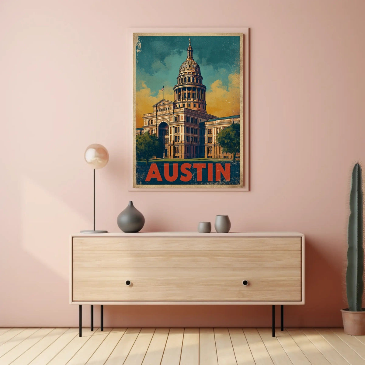 Austin Capitol Poster