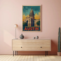 Austin Capitol Poster