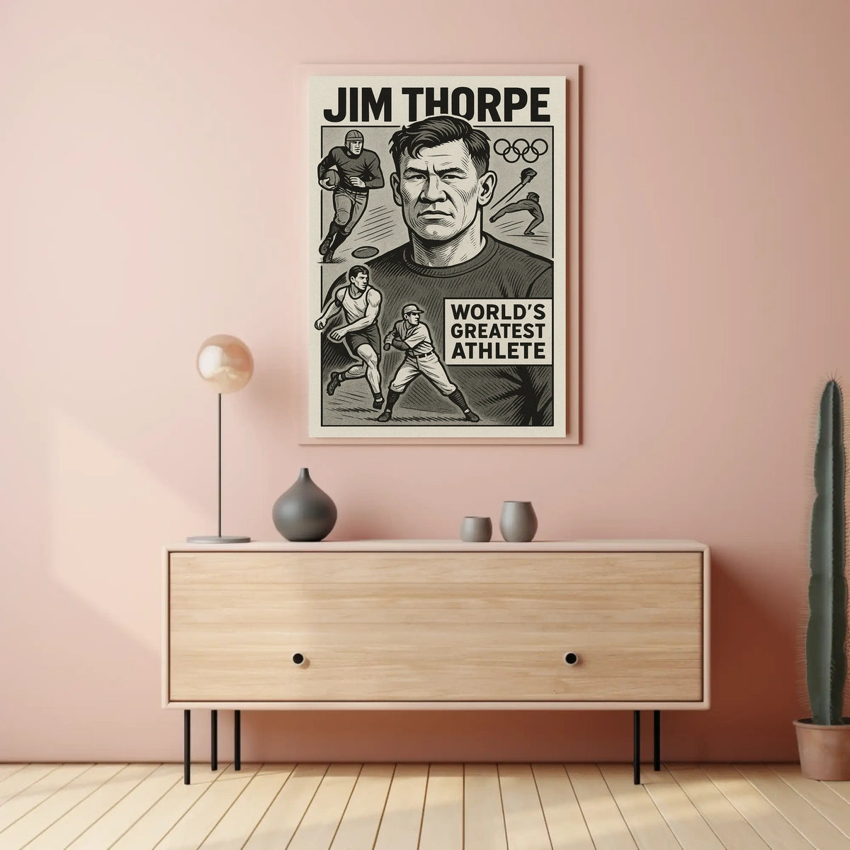 Jim Thorpe A Legendary Athlete Poster