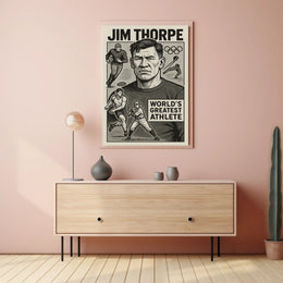 Jim Thorpe A Legendary Athlete Poster