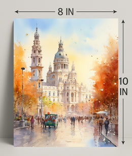 Autumn In The City Poster