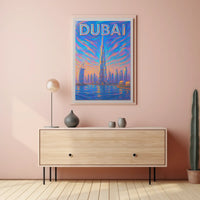 Dubai Skyline Poster