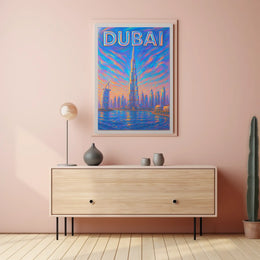 Dubai Skyline Poster