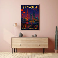Shanghai City of Lights Legends Poster