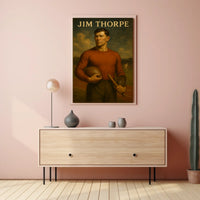 Jim Thorpe Athletic Legend Poster
