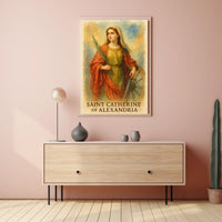 Saint Catherine of Alexandria Poster