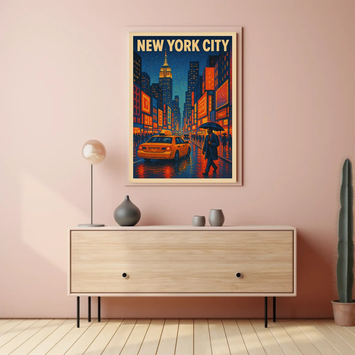 New York City Nightlife Poster