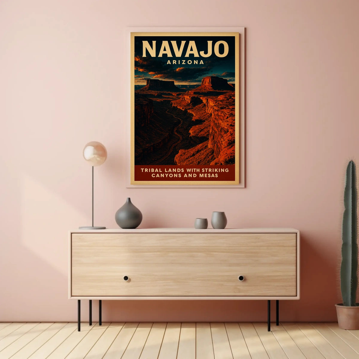 Navajo Arizona Tribal Lands Poster