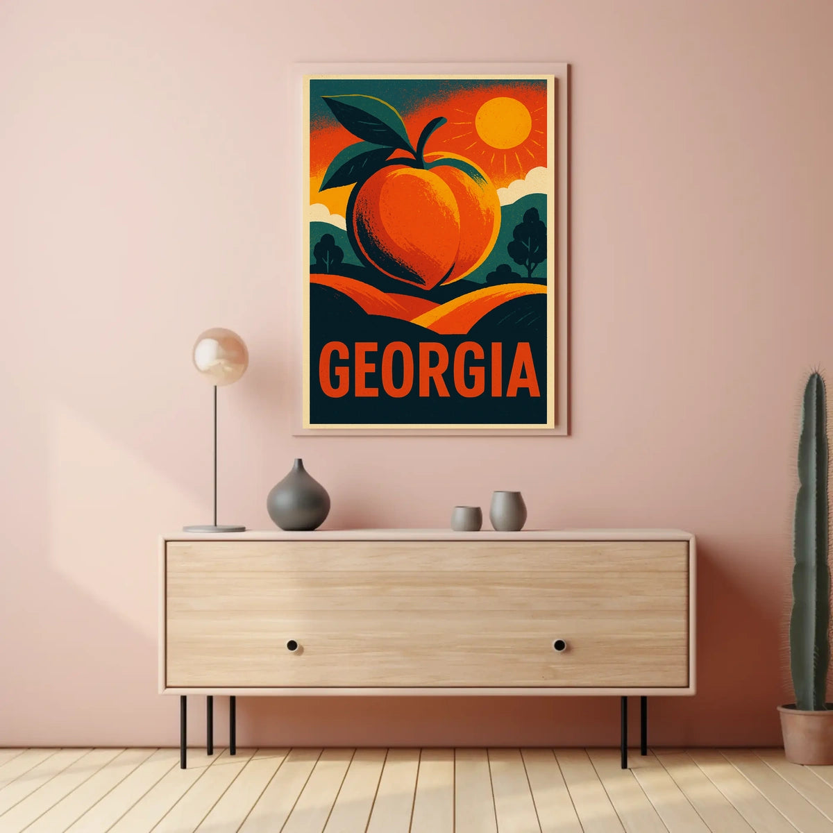 Georgia Peach Poster
