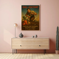 Dig for Victory WWII Propaganda Poster
