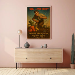 Dig for Victory WWII Propaganda Poster