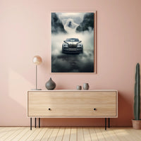 Luxurious Drive Through Mystical Mountains Poster PosterGoat