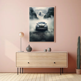 Luxurious Drive Through Mystical Mountains Poster PosterGoat