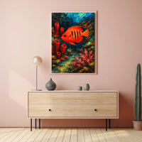 Vibrant Underwater World Poster PosterGoat