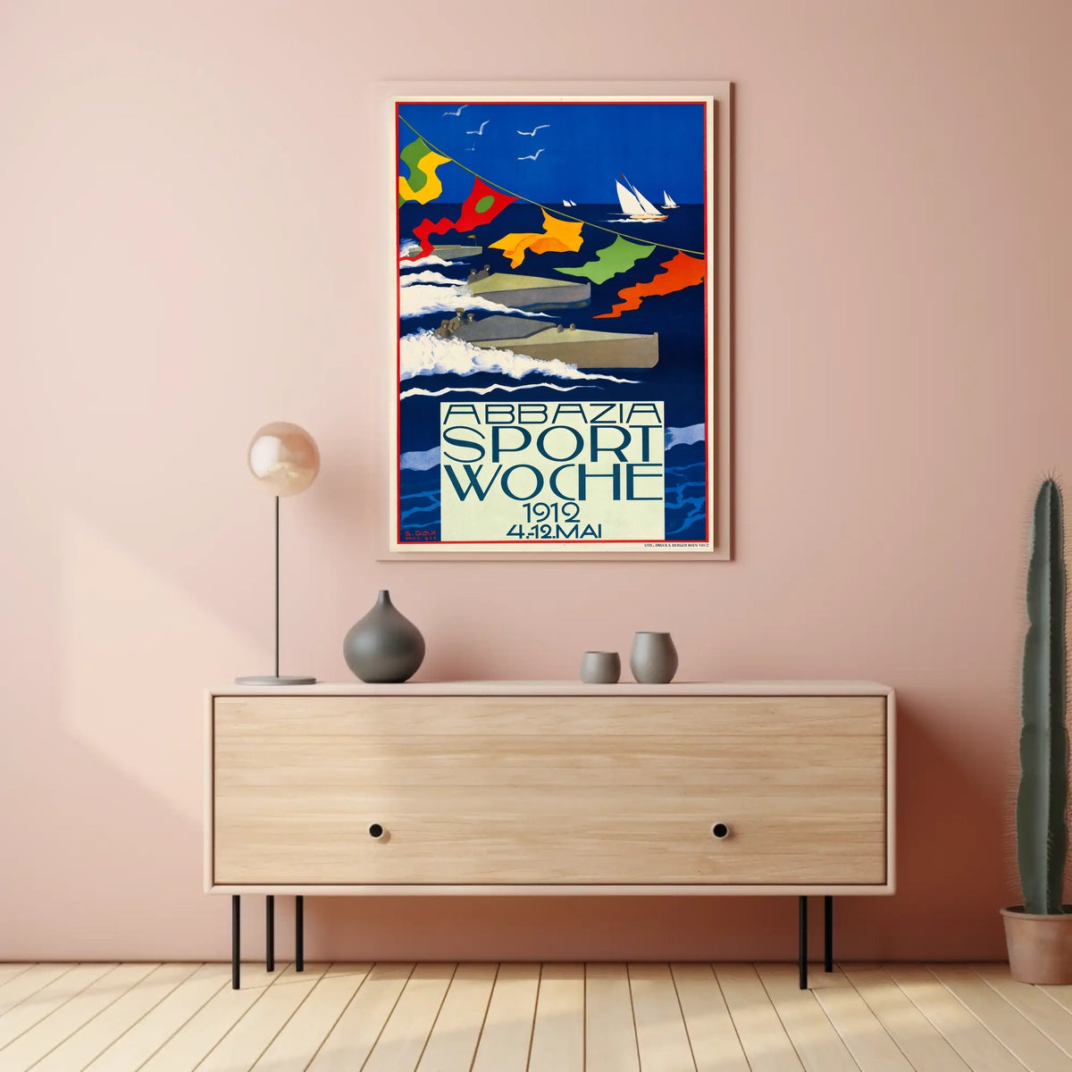 Abbazia Sport Woche 1912 Poster