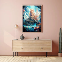 Enchanted Castle By The Sea Poster