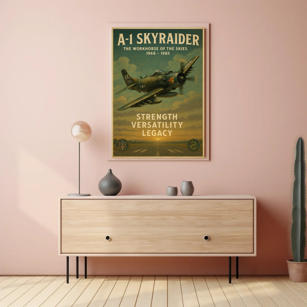 A-1 Skyraider The Workhorse of the Skies Poster