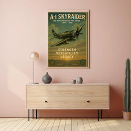 A-1 Skyraider The Workhorse of the Skies Poster