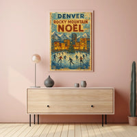 Denver Rocky Mountain Noël Poster
