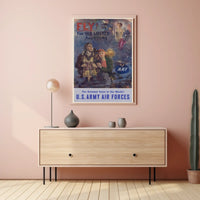 Vibrant Abstract Canvas: Unique Artistic Poster