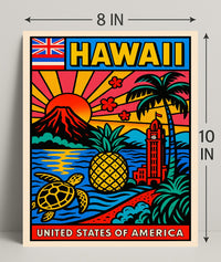 Hawaii Travel Poster PosterGoat