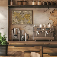 world map created by Oronce Fine in 1531 poster