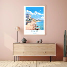 Coastal Charm of Cannes Poster