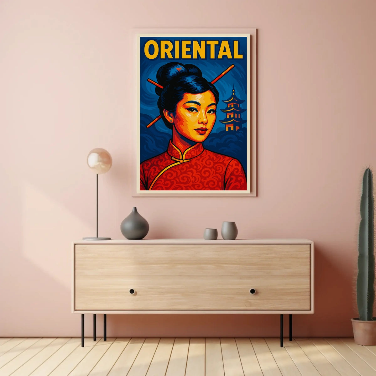 Oriental Elegance Poster